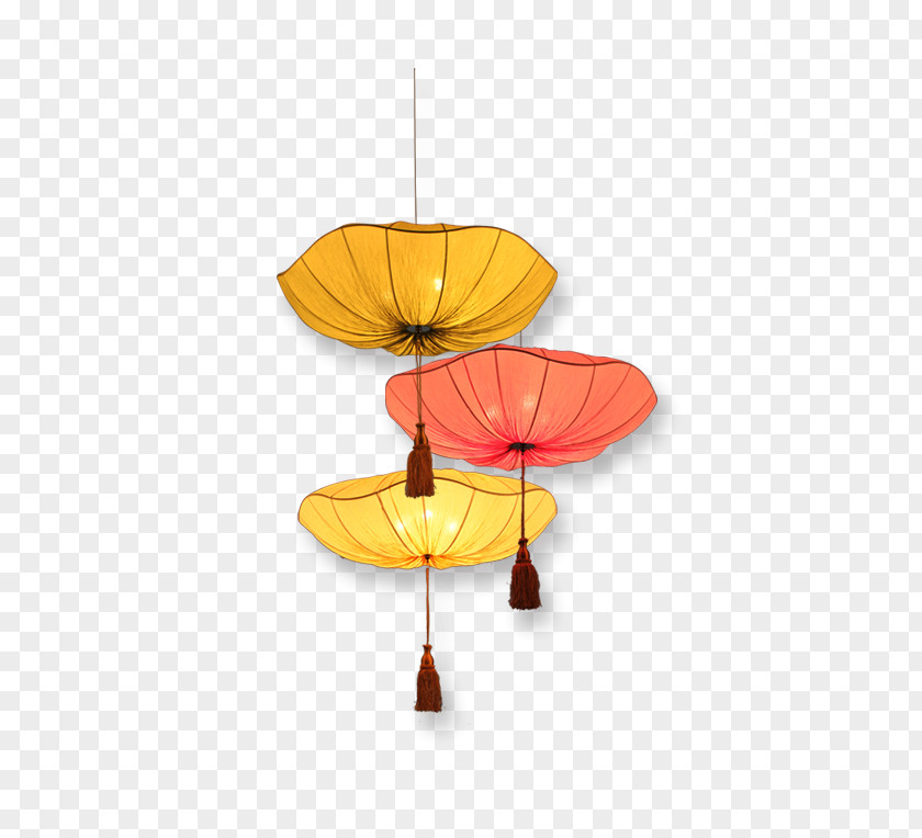 Mid-Autumn Lotus Lamp Festival Lantern Poster PNG