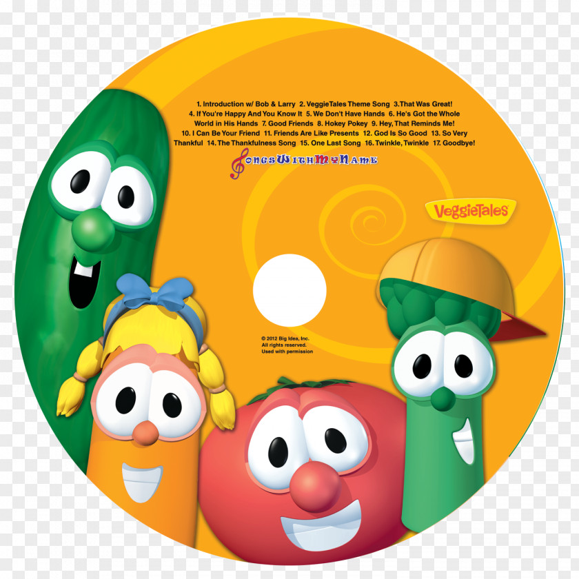 Silly Songs With VeggieTales Larry Compact Disc PNG