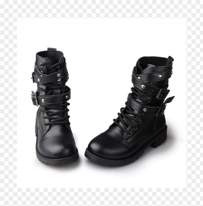 Boot Motorcycle Combat Fashion Knee-high PNG