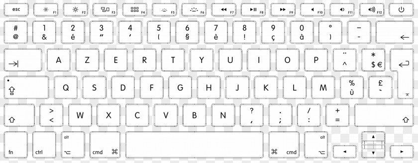 European And American Beauty Template Download Computer Keyboard QWERTY Typing MacBook Layout PNG