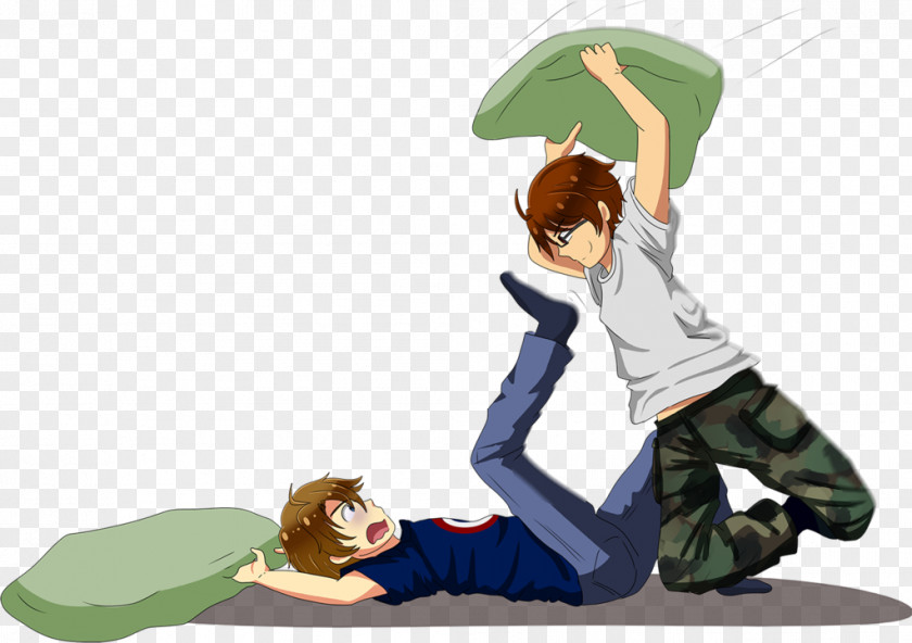 Pillow Fight Vertebrate Boy Human Behavior Cartoon PNG