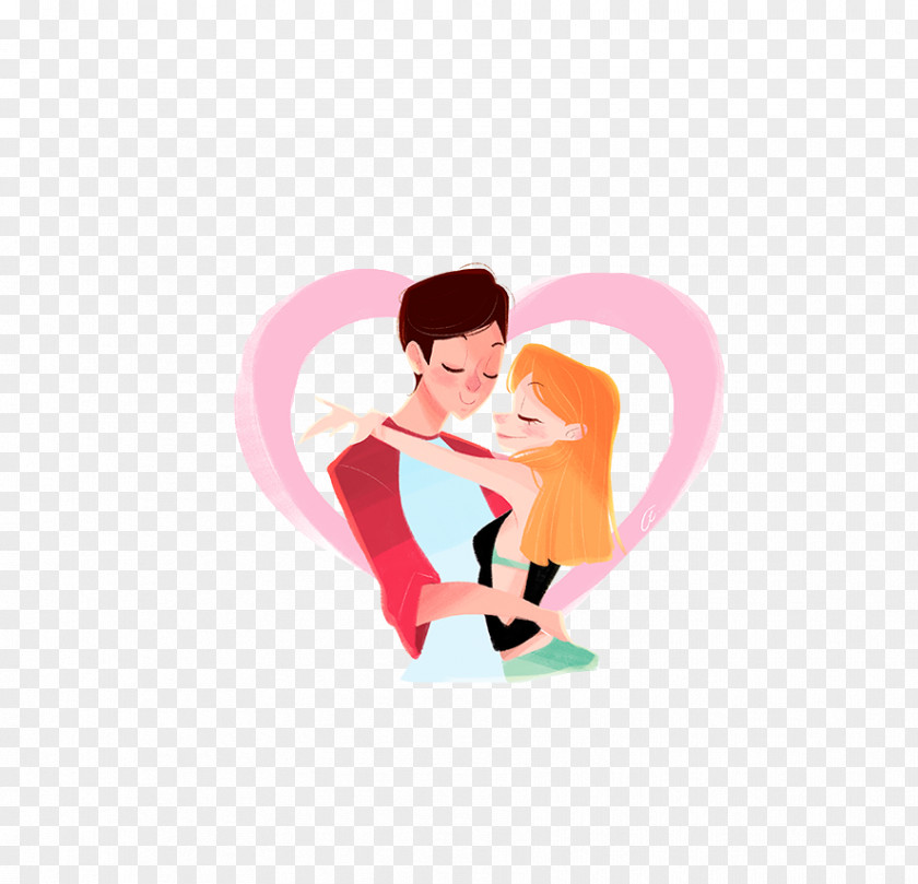 Sweet Couple Love Illustrator Illustration PNG