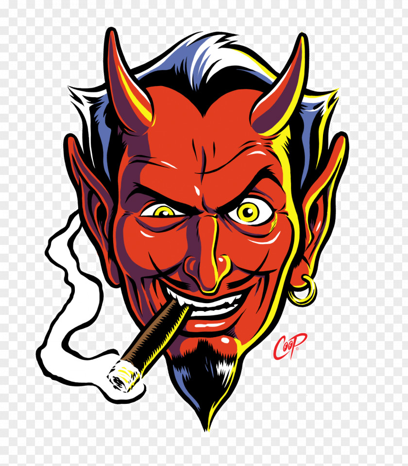Devil Devil's Advocate: The Art Of Coop Sticker Decal Poster PNG