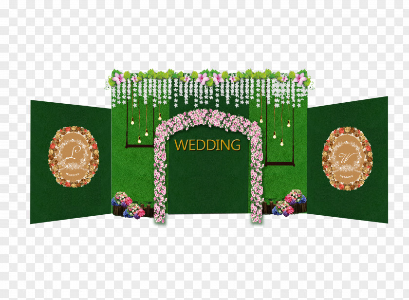 Sen Department Of Wedding Stage Background Fundal PNG