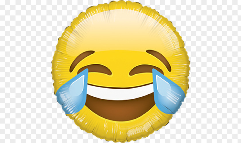 Carita Feliz Face With Tears Of Joy Emoji Mylar Balloon BoPET PNG