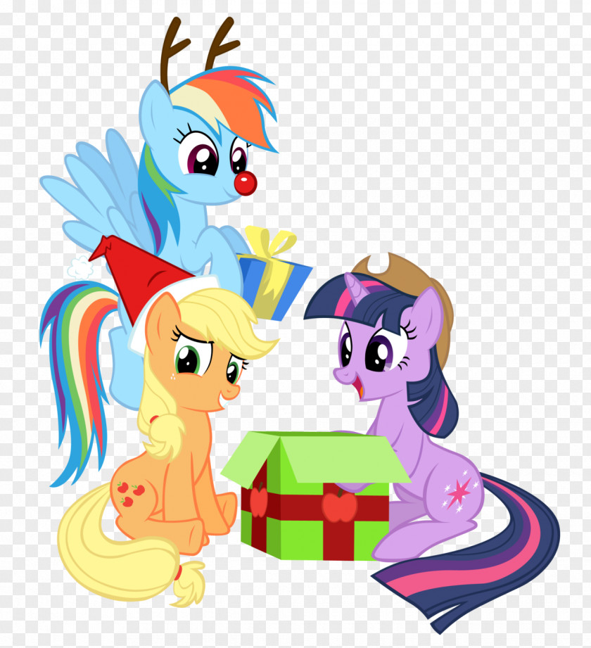 Christmas Rarity Pony Twilight Sparkle Applejack Pinkie Pie PNG