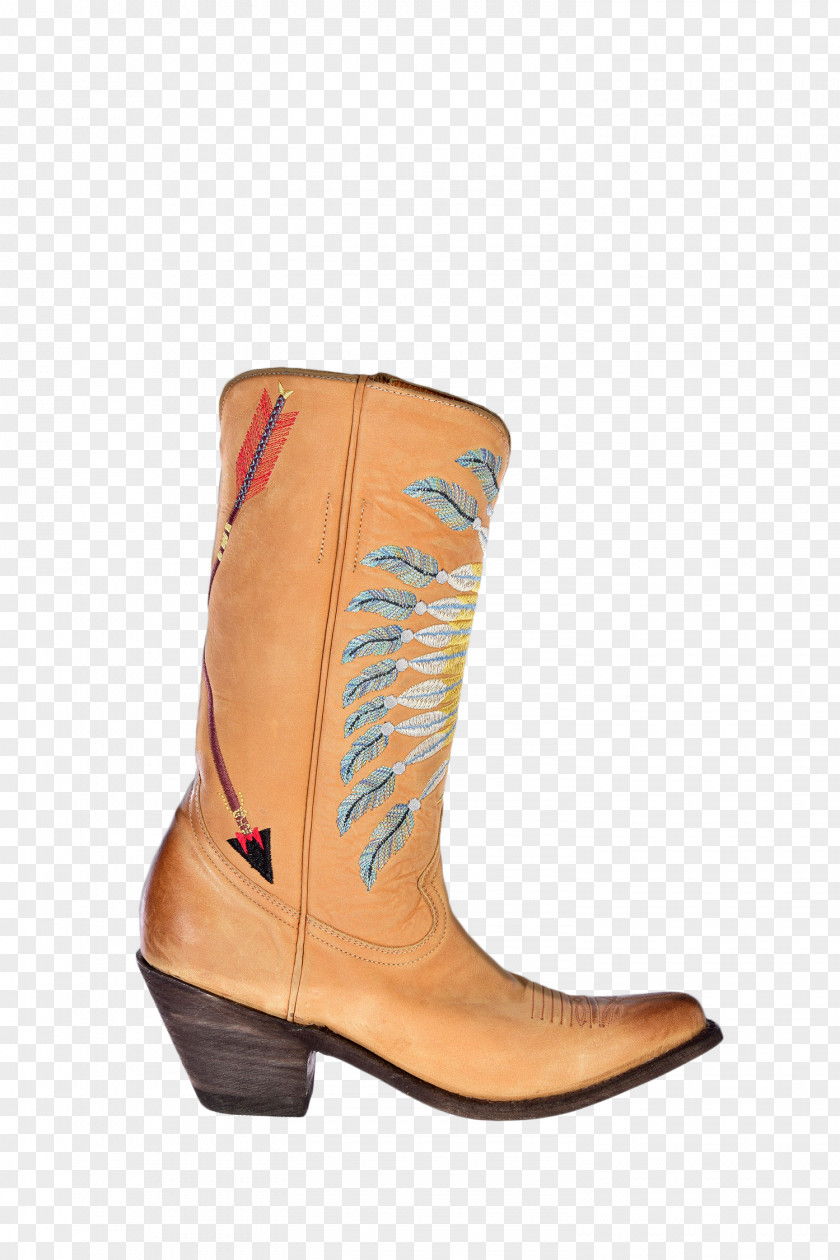 Cowboy Boots Boot Footwear Shoe Beige PNG