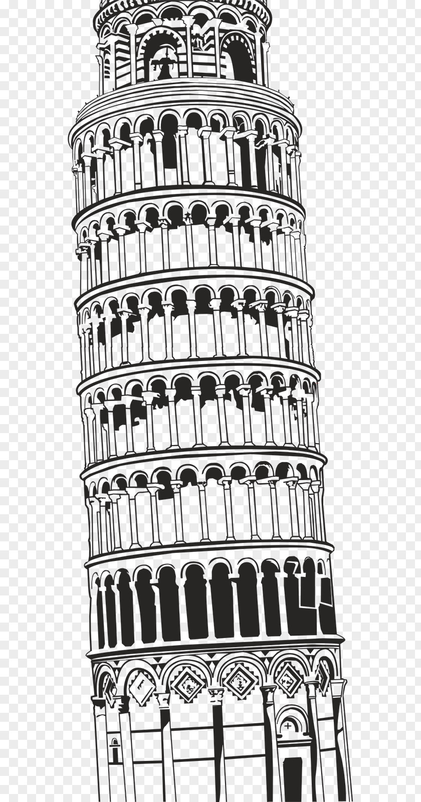 Makkah Clock Tower Leaning Of Pisa Sticker Adhesive PNG