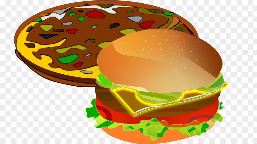Pizza Cheeseburger Hot Dog Hamburger Fast Food PNG