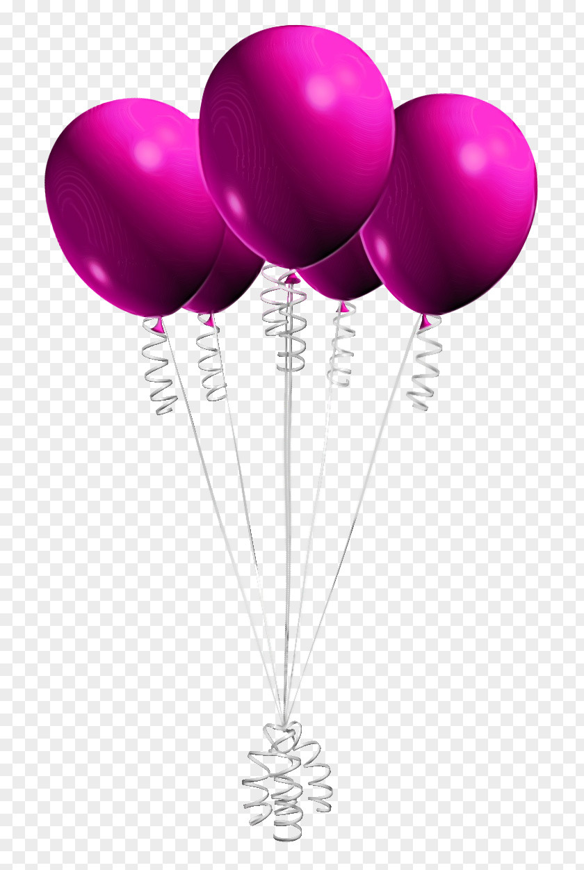 Toy Magenta Balloon Purple Violet Party Supply Pink PNG