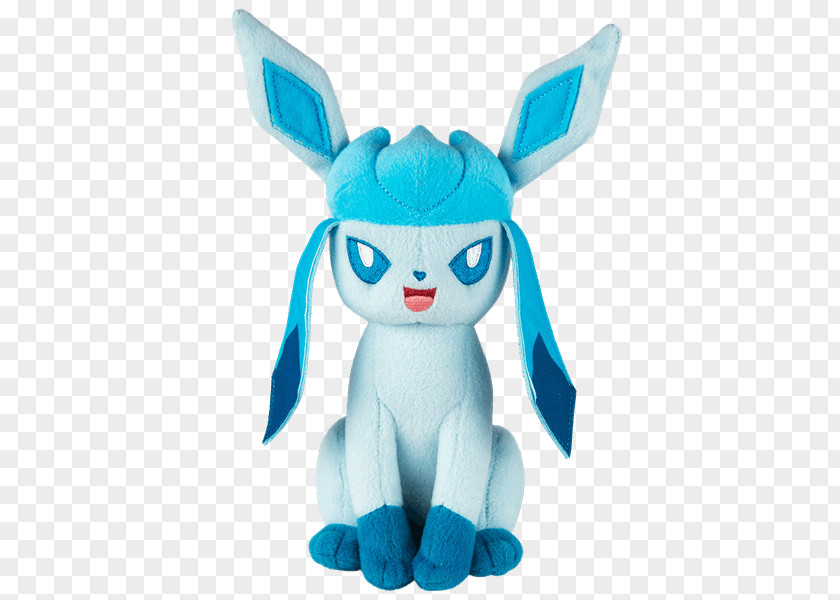 Toy Pokemon Plush Figure Glaceon 20 Cm Tomy Peluches Stuffed Animals & Cuddly Toys PNG