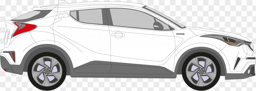 Toyota C-HR Concept Car Corolla Tow Hitch PNG