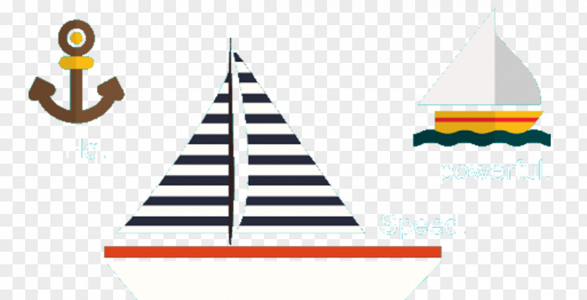 Anchor And Sailing Watercraft Ship PNG