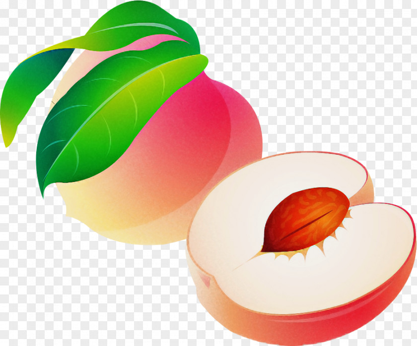 Apple Peach Watercolor Painting Flower Fruit PNG