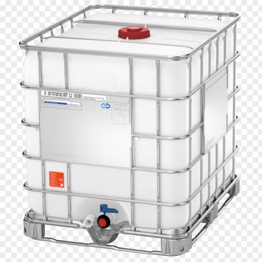 Container Intermediate Bulk Storage Tank Water Industry PNG