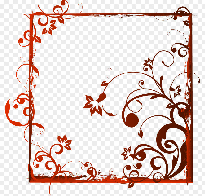 Flower Floral Design Stencil PNG