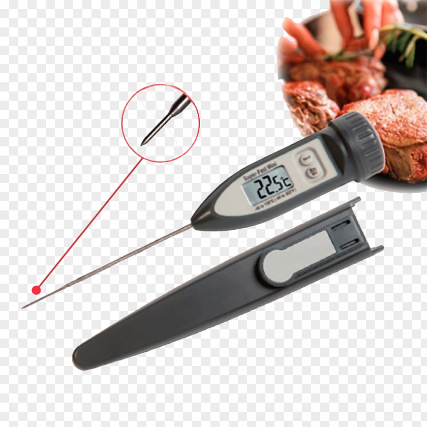 Meat Measuring Instrument Thermometer Termómetro Digital Sonda De Temperatura PNG