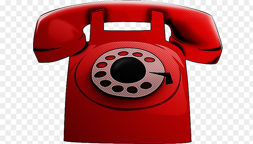 Smile Corded Phone Red Telephone Telephony PNG