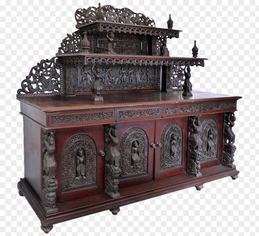 Table Buffets & Sideboards Furniture Antique Rosewood PNG
