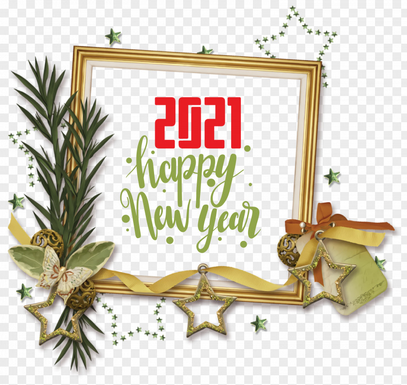 2021 Happy New Year PNG