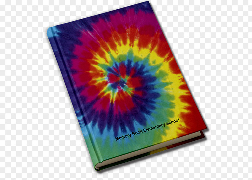 Yearbook Tie-dye Book Cover National Secondary School PNG