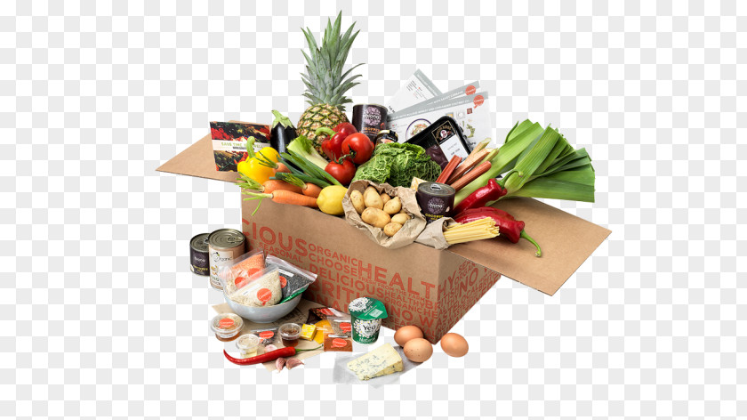 Fresh Ingredients Food Gift Baskets Vegetarian Cuisine Hamper Gousto PNG