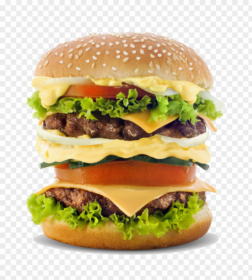 Multilayer Big Mac Burger Salad Hamburger Whopper Cheeseburger McDonalds Slider PNG