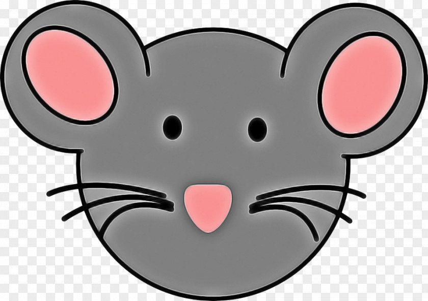 Muroidea Nose Rat Cartoon Mouse Clip Art Pink PNG