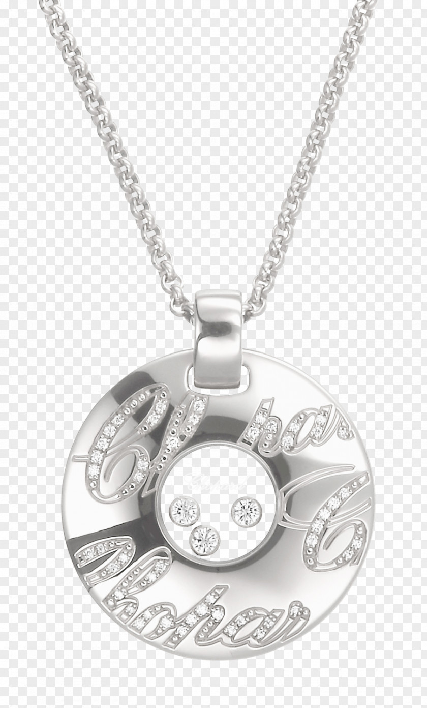 Necklace Locket Pendant Chopardissimo Happy Diamonds PNG