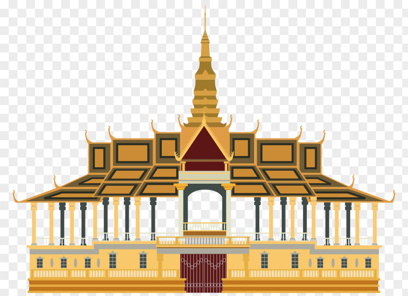 Palace Royal Palace, Phnom Penh Grand Clip Art PNG