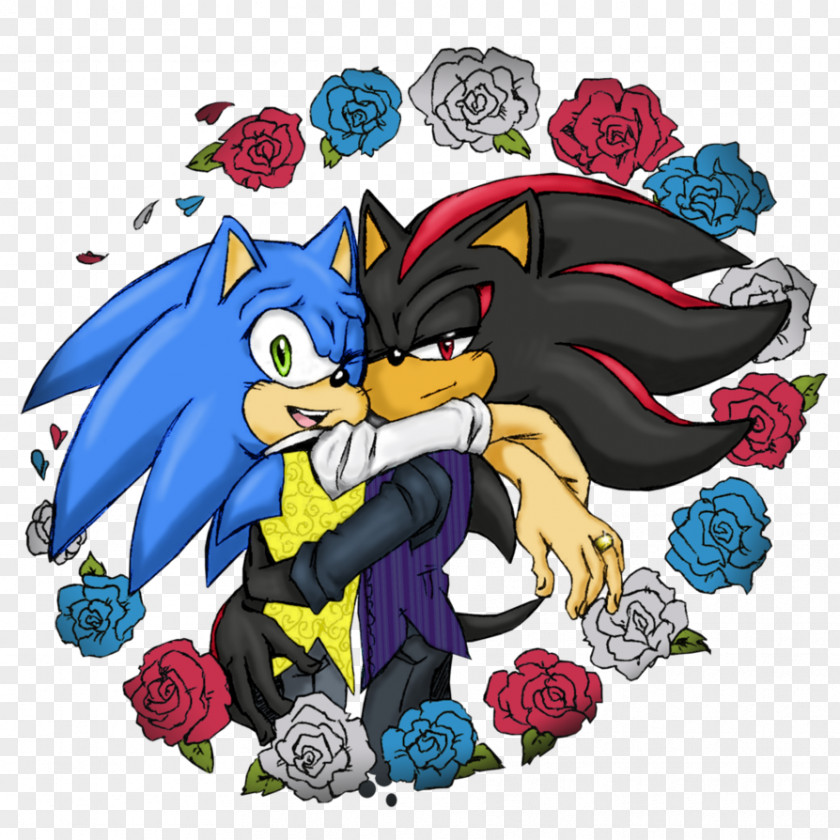 The Characteristic Two Lover Shadow With Sunlite Hedgehog Sonic Tails DeviantArt Knuckles Echidna PNG