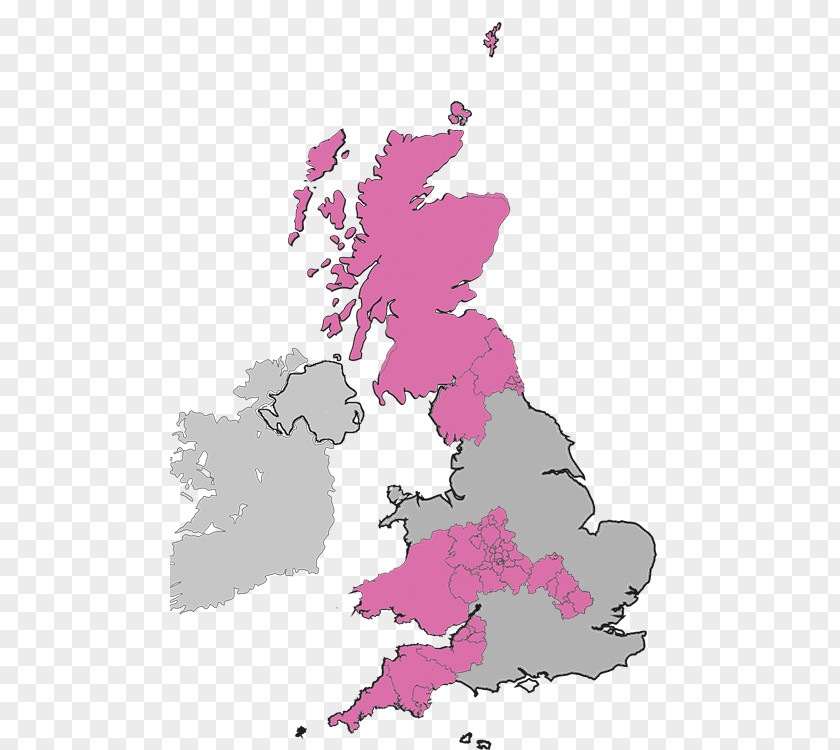 Email Pink England World Map Blank PNG
