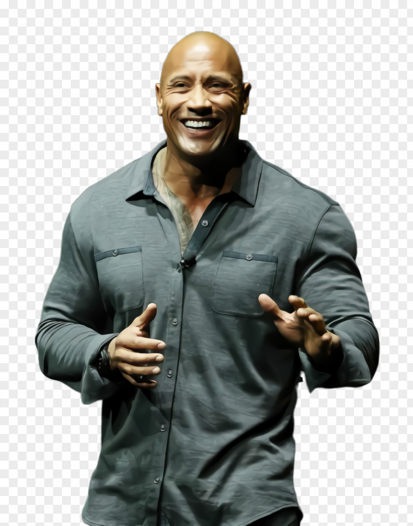 Gentleman Smile Dwayne Johnson PNG