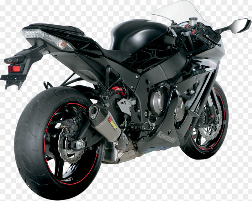 Motorcycle Exhaust System Kawasaki Ninja ZX-10R Akrapovič PNG