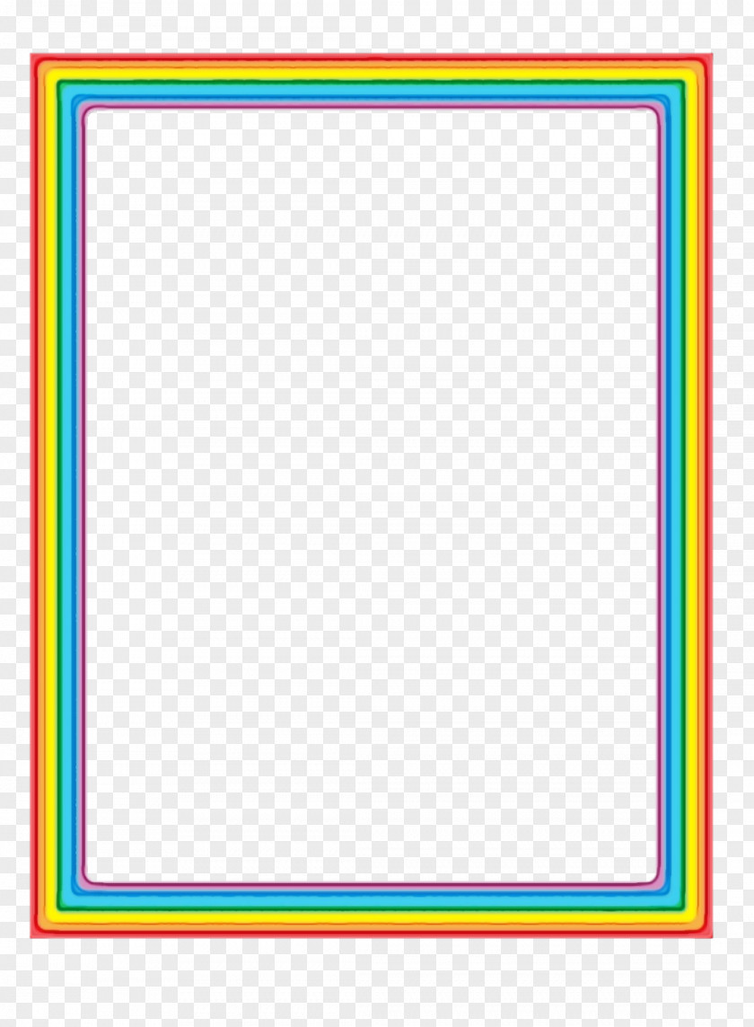 Rectangle Picture Frame Paper Background PNG