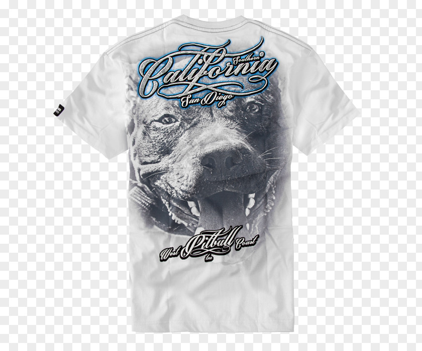T-shirt American Pit Bull Terrier Top Hood White PNG