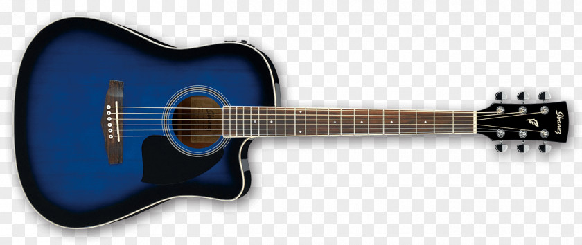 Acoustic Guitar Ibanez Acoustic-electric Dreadnought Cutaway PNG