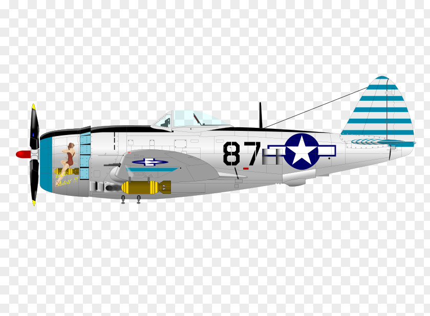 Airplane Republic P-47 Thunderbolt North American P-51 Mustang T-6 Texan Fairchild A-10 II Lavochkin La-9 PNG