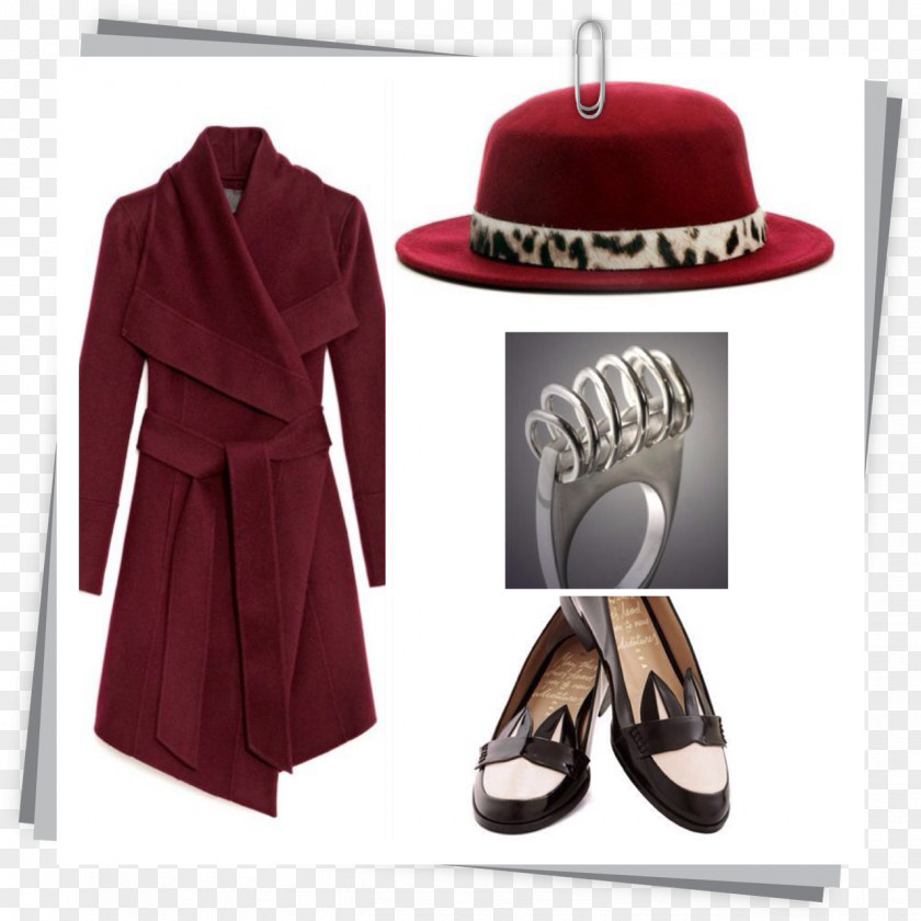 Design Outerwear Maroon Fashion PNG