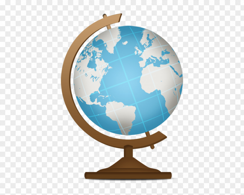 Globe World Map Icon PNG