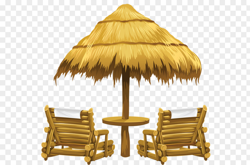 Table Deckchair Clip Art PNG