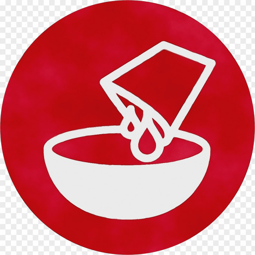 Tableware Logo Red Plate Symbol PNG