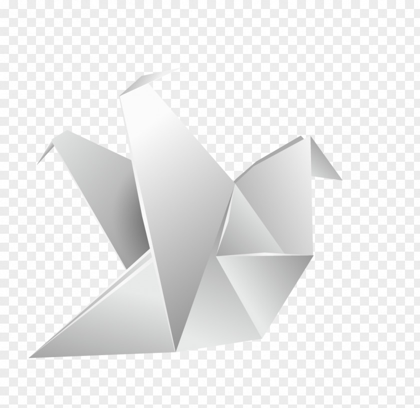 White Paper Crane Orizuru PNG