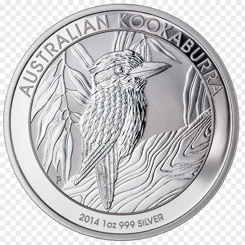 Coin Perth Mint Silver Australian Kookaburra PNG