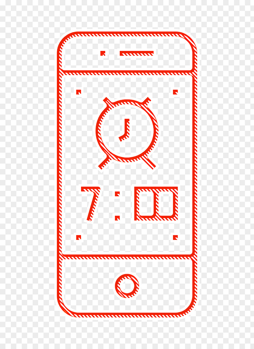 Smartphone Icon Time And Date Watch PNG