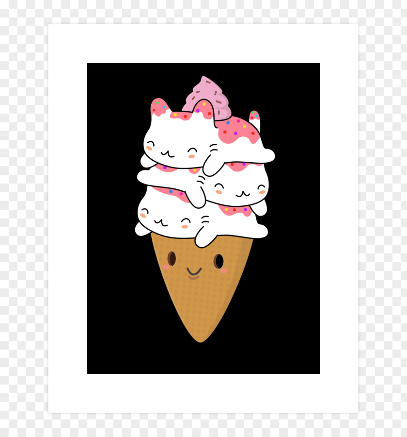 T-shirt Ice Cream Cones Cat Hoodie PNG