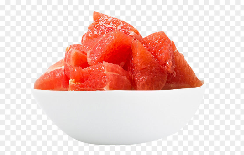 A Bowl Of Peeled Grapefruit Pulp Pomelo PNG