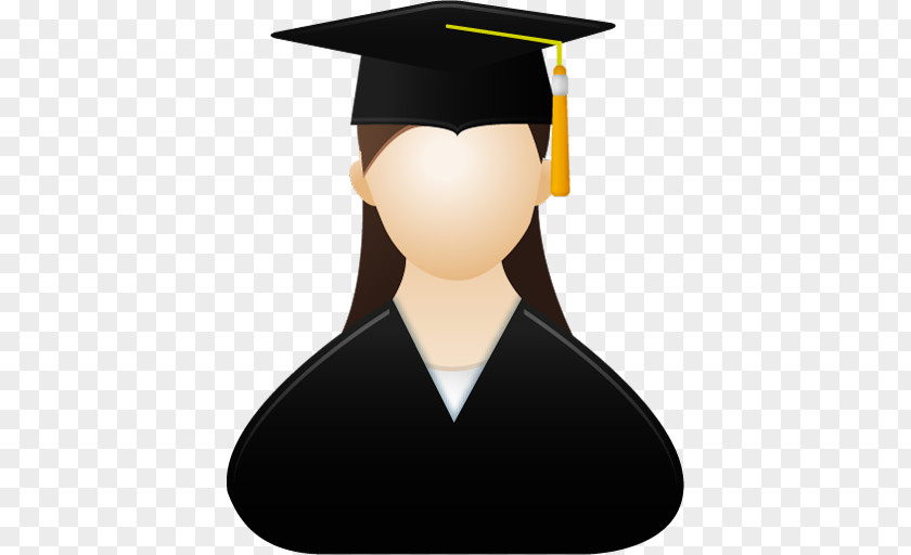 Graduate Cap Female Icon Graduation Ceremony Woman Clip Art PNG