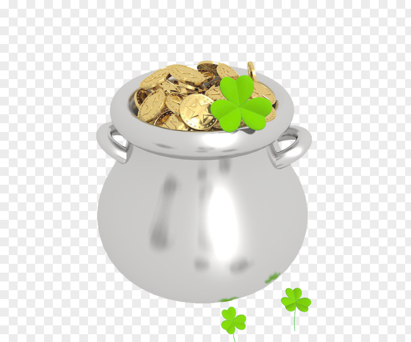 Jar Of Bronze Gold Coin Icon PNG