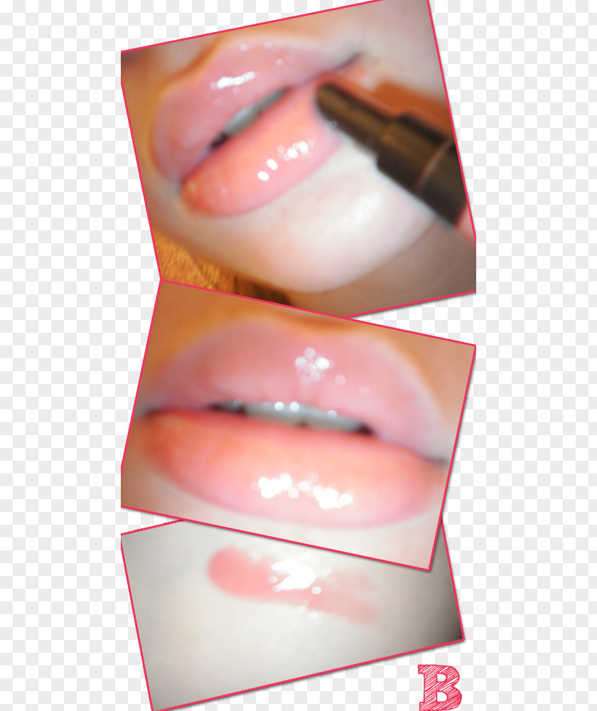 Nail Lip Gloss Close-up Pink M PNG